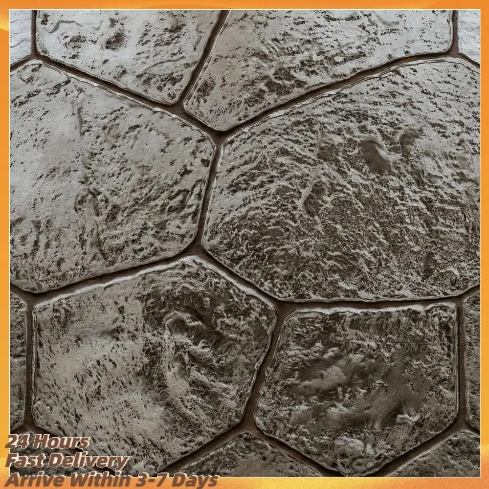 5pcs Stone Stamped Concrete Mat Realistic Detail Slate Texture Seamless Concrete Stamping Mat with Handle for Outdoor
5pcs Stone Stamped Concrete Mat Realistic Detail Slate Texture Seamless Concrete Stamping Mat with Handle for Outdoor