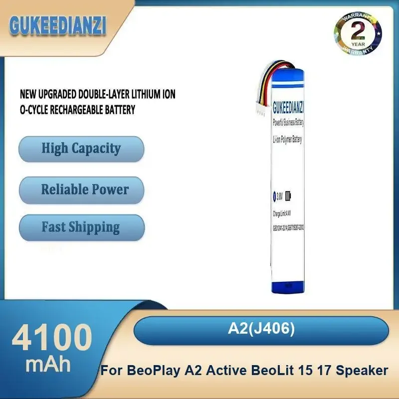 A2(J406) 4100mAh High Capacity Audio Equipment Battery For BeoPlay A2 Active BeoLit 15 17 Speaker
A2(J406) 4100mAh High Capacity Audio Equipment Battery For BeoPlay A2 Active BeoLit 15 17 Speaker