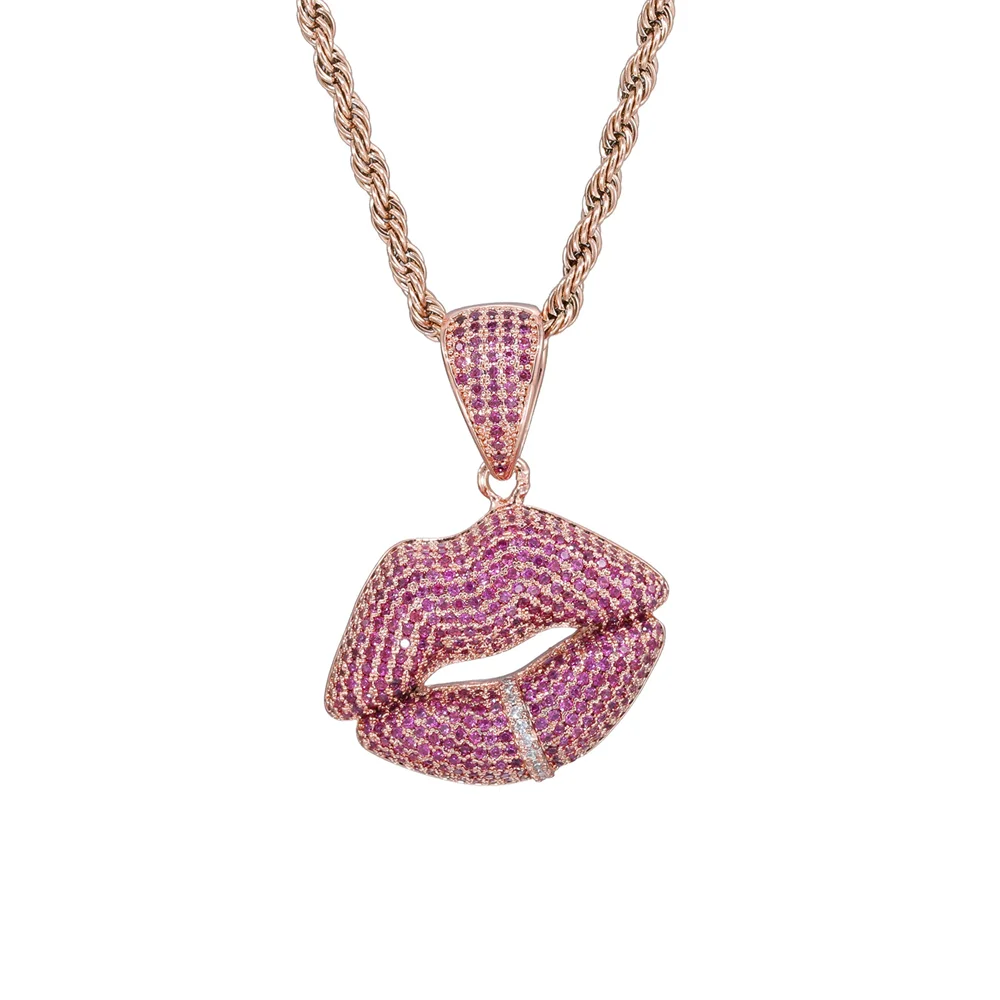 Новый стиль, хип-хоп, сексуальные губы, кулон с цирконом, ожерелье, модный брендовый аксессуар унисекс
Новый стиль, хип-хоп, сексуальные губы, кулон с цирконом, ожерелье, модный брендовый аксессуар унисекс