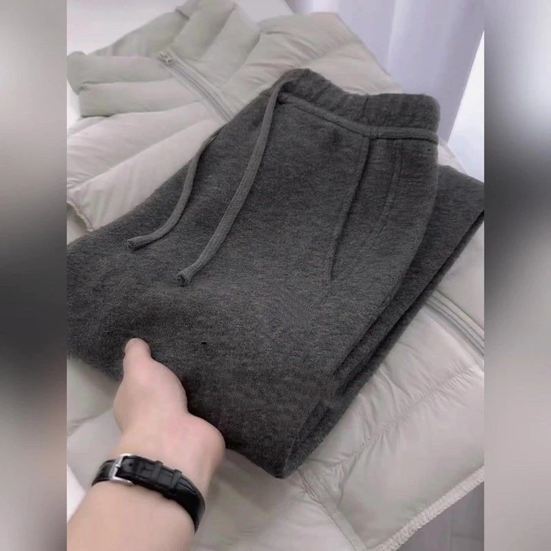 Deep ey Thiened Woolen Pants Women's Spring New Large Size Faionable Loose Casual Trousers Korean Sle High Waist Wide...
Deep ey Thiened Woolen Pants Women's Spring New Large Size Faionable Loose Casual Trousers Korean Sle High Waist Wide...