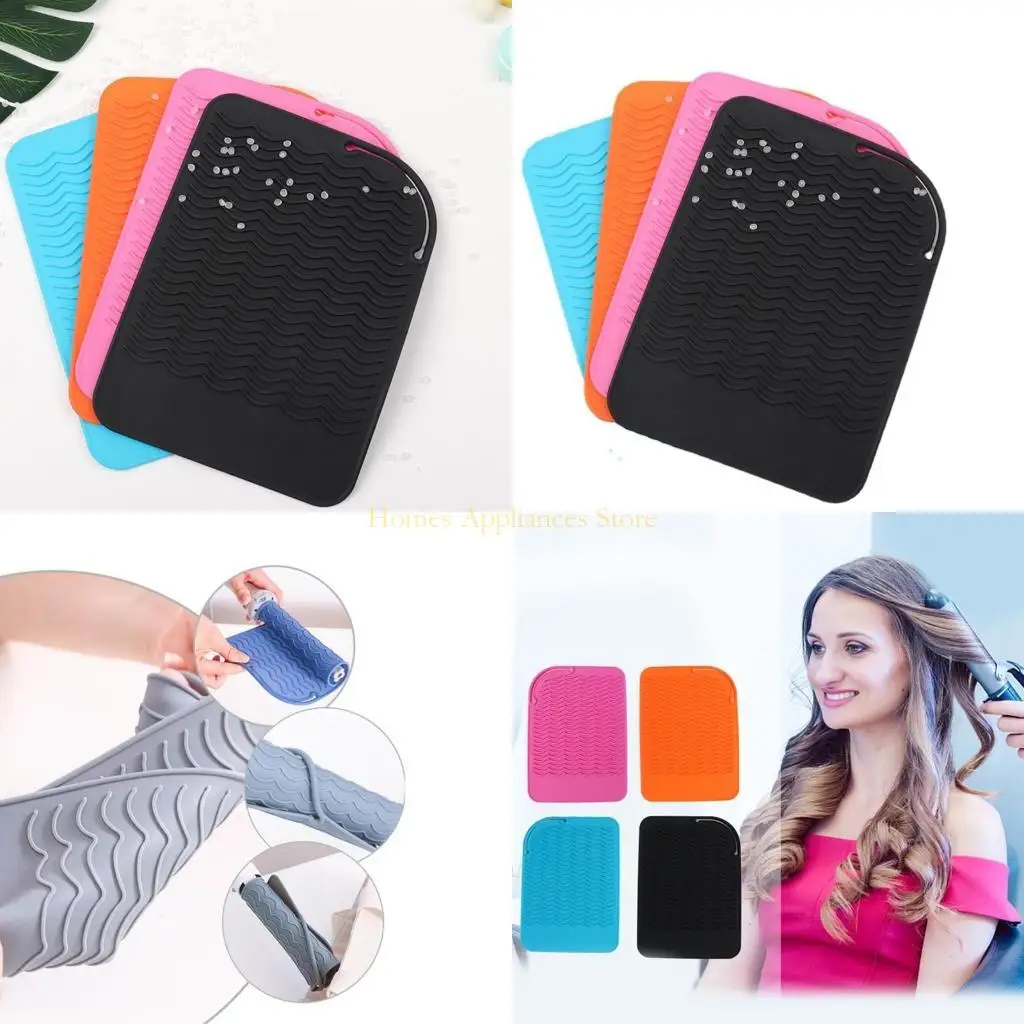 D0AB Многофункциональный большой силиконовый коврик для плоского железного укладки волос Профессионал 
D0AB Многофункциональный большой силиконовый коврик для плоского железного укладки волос Профессионал