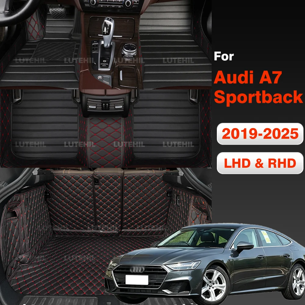For Audi A7 Sportback 2019-2025 23 22 21 3D Car Floor Mats Trunk mat Pad Foot Pads Auto Cargo Liner Interior Accessories
For Audi A7 Sportback 2019-2025 23 22 21 3D Car Floor Mats Trunk mat Pad Foot Pads Auto Cargo Liner Interior Accessories