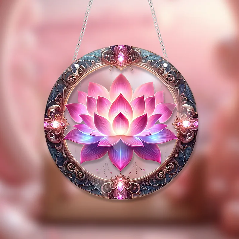 Lotus flower window hanging catcher rear garden porch with chain hanging pendant decoration
Lotus flower window hanging catcher rear garden porch with chain hanging pendant decoration