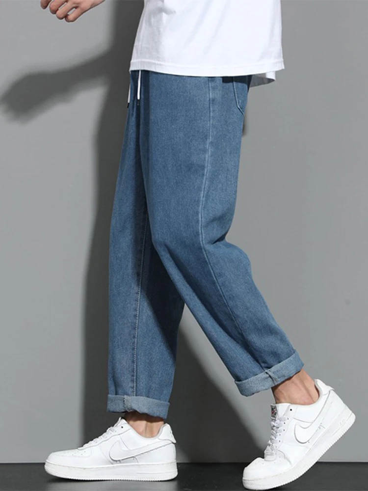 Мужские джинсы на раннюю осень: летние, тонкие, свободные, прямые, из денима, модные, широкие, укороченные (до щиколотки), повседневные брюки с низкой посадкой, длинные штаны
Мужские джинсы на раннюю осень: летние, тонкие, свободные, прямые, из денима, модные, широкие, укороченные (до щиколотки), повседневные брюки с низкой посадкой, длинные штаны