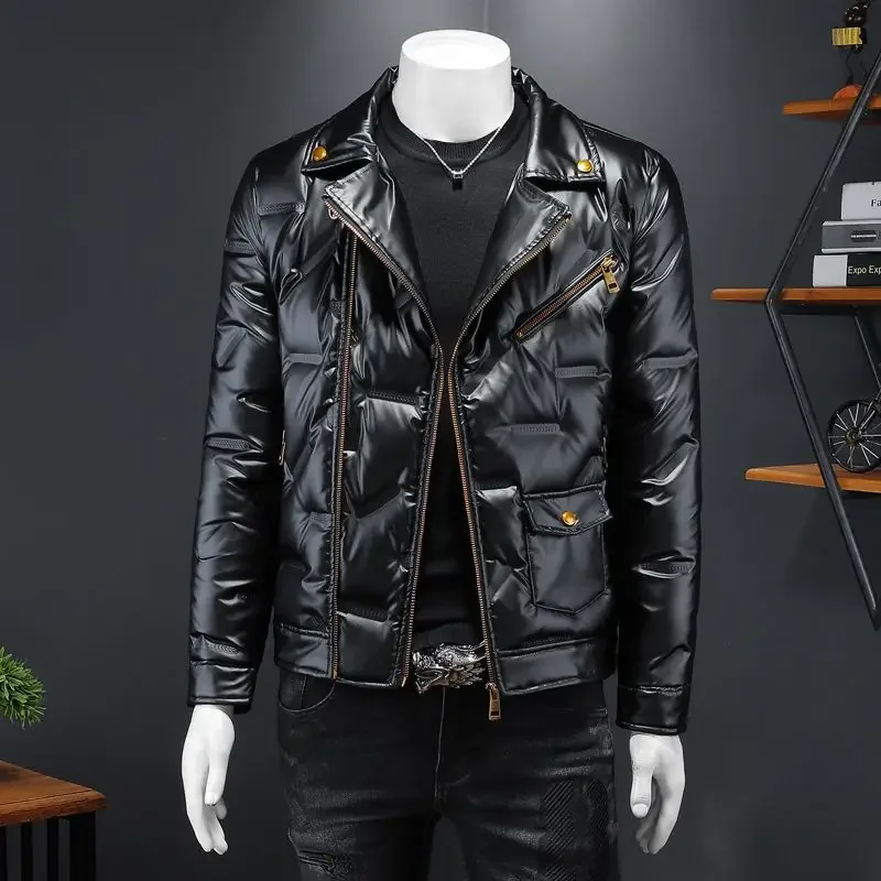 Winter Coat Short Bright Surface Waterproofing Parkas New Men Down Jacket Thicken Warm Trend Outwear Handsome Overcoat
Winter Coat Short Bright Surface Waterproofing Parkas New Men Down Jacket Thicken Warm Trend Outwear Handsome Overcoat