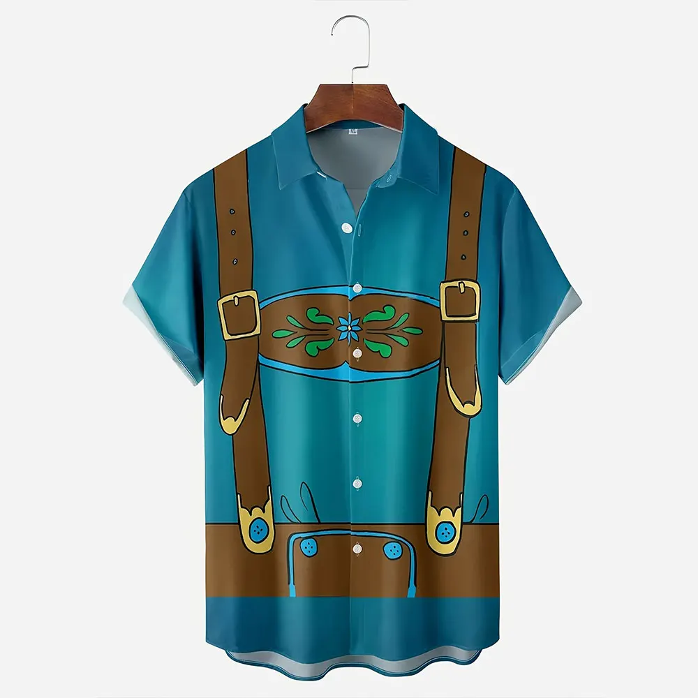 Men Shirt 2024 New Vintage Stringer Printed Short-Sleeved Shirt Men Plus-Size Lapel Button Down Shirt Summer Outdoor Casual Top
Men Shirt 2024 New Vintage Stringer Printed Short-Sleeved Shirt Men Plus-Size Lapel Button Down Shirt Summer Outdoor Casual Top
