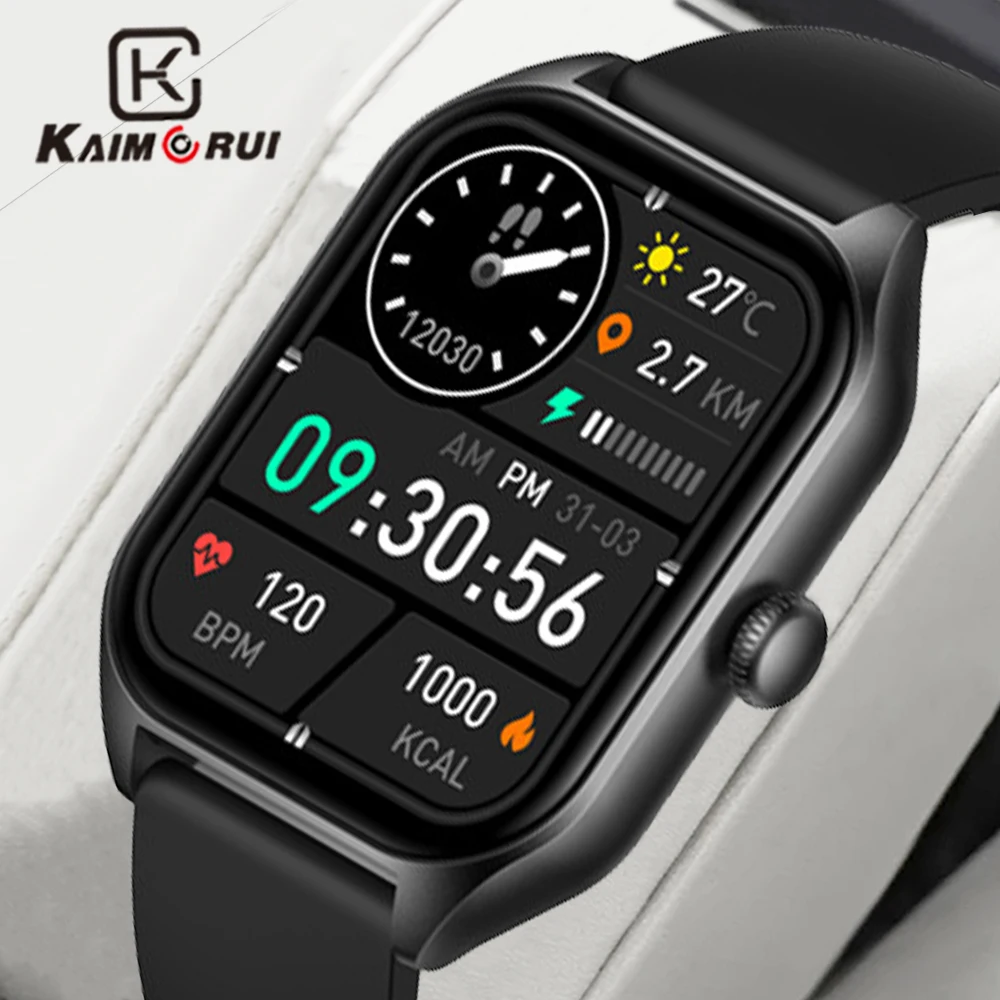 KAIMORUI Bluetooth Call Smartwatch Sports Watches Full Touch Wristband Custom Dial Heart Rate Sleep Monitoring Clock Smartwatch
KAIMORUI Bluetooth Call Smartwatch Sports Watches Full Touch Wristband Custom Dial Heart Rate Sleep Monitoring Clock Smartwatch