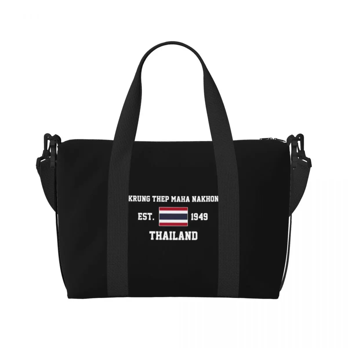 Thailand EST.1949 Krung Thep Maha Nakhon Capital Travel Bag Casual Gym Bag Men's Large Capacity Sports Fitness Bags Handbags
Thailand EST.1949 Krung Thep Maha Nakhon Capital Travel Bag Casual Gym Bag Men's Large Capacity Sports Fitness Bags Handbags