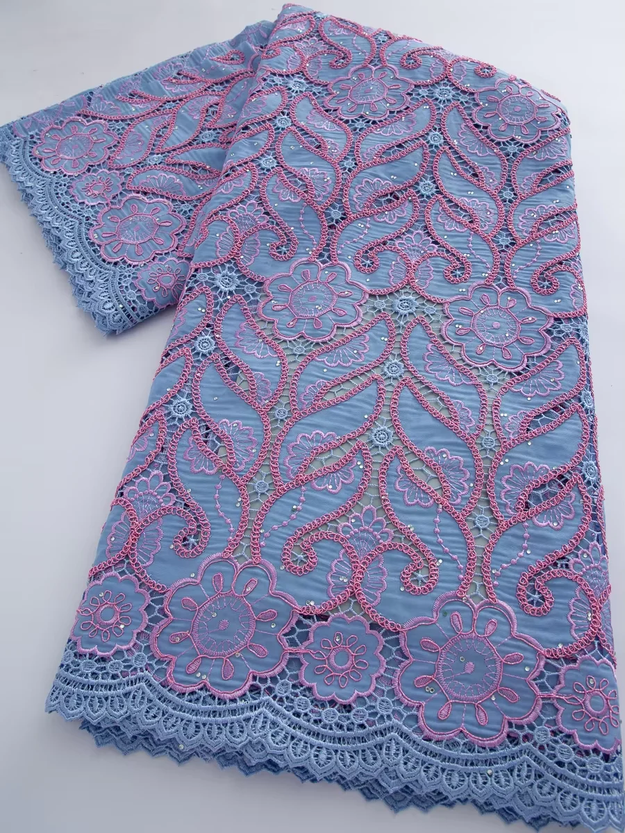 Nigerian Cord Guipure Lace Fabric High Quality 5 Yards Knitted Water Soluble African Lace Fabric Wedding Dress Sewing Materials
Nigerian Cord Guipure Lace Fabric High Quality 5 Yards Knitted Water Soluble African Lace Fabric Wedding Dress Sewing Materials