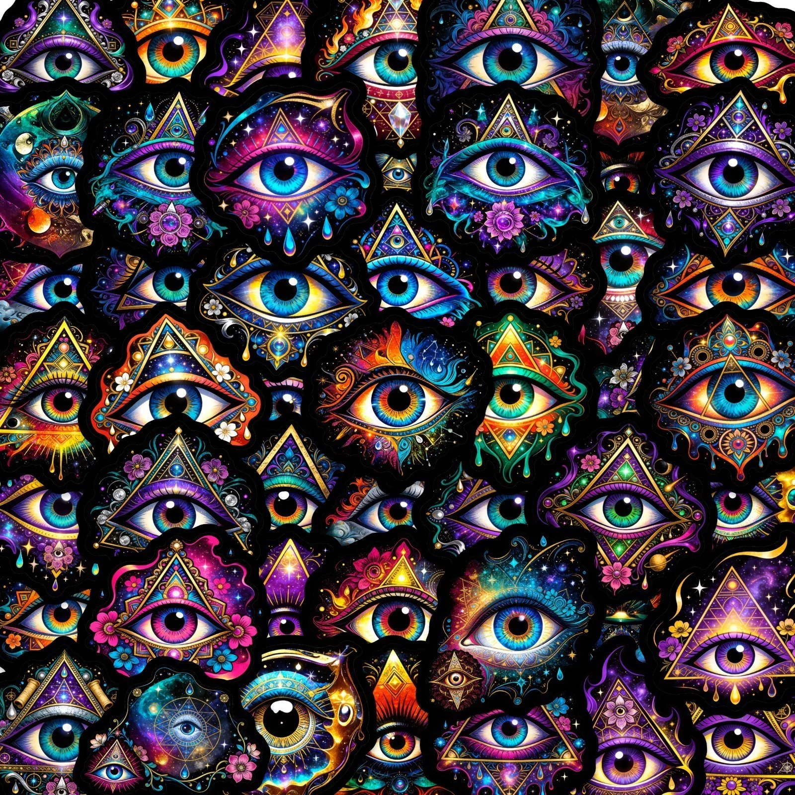 10/30/50PCS Retro Mysticism: The Eye Of All Seeing Stickers Book DIY Skateboard Toy Luggage Suitcase Decoration Graffiti Sticker
10/30/50PCS Retro Mysticism: The Eye Of All Seeing Stickers Book DIY Skateboard Toy Luggage Suitcase Decoration Graffiti Sticker