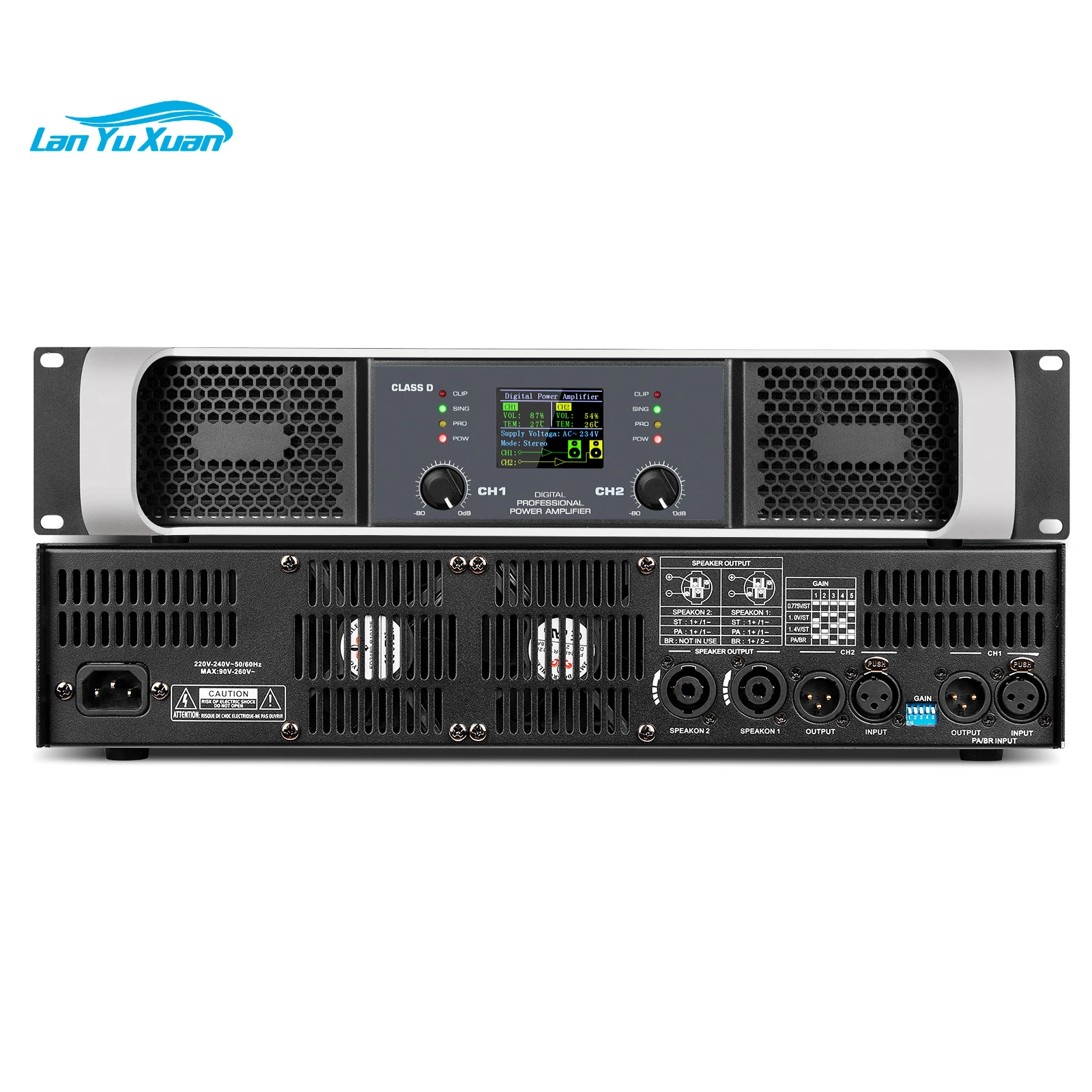 PX1500 Professional High Quality Class D 2 Channel Digital Audio Power Amplifier 1500W*2 for Karaoke Stage Performance
PX1500 Professional High Quality Class D 2 Channel Digital Audio Power Amplifier 1500W*2 for Karaoke Stage Performance
