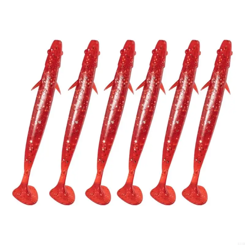 6Pcs Fishing Lures for Walleye T Tail Swim Baits Fishing Lures Paddle Tail Swimbaits Artificial Baits for Saltwater
6Pcs Fishing Lures for Walleye T Tail Swim Baits Fishing Lures Paddle Tail Swimbaits Artificial Baits for Saltwater