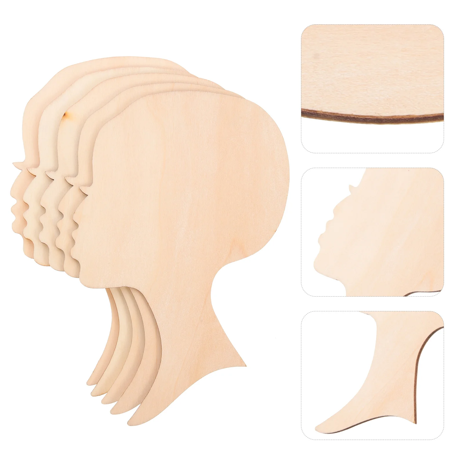 10Pcs African Woman Head Wood Cutout Unfinished DIY Craft Slices for Home Decor Wall Window Table Decoration Wooden Art Craft
10Pcs African Woman Head Wood Cutout Unfinished DIY Craft Slices for Home Decor Wall Window Table Decoration Wooden Art Craft