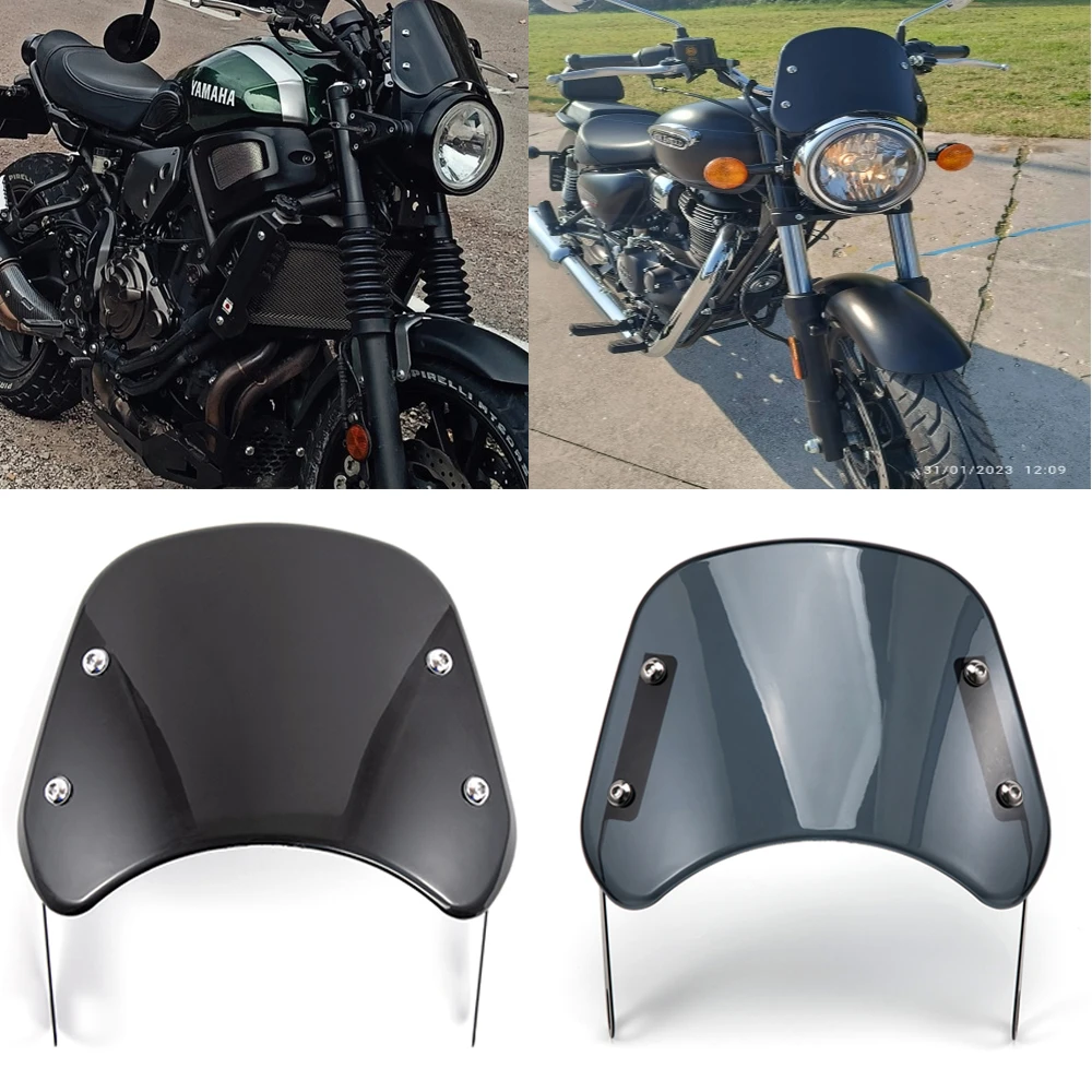 for Bandit Honda Hornet 600 Kawasaki Zephyr Z750 Universal Motorcycle Windshield 5-7inch Windscreen Deflector Moto Accessories
for Bandit Honda Hornet 600 Kawasaki Zephyr Z750 Universal Motorcycle Windshield 5-7inch Windscreen Deflector Moto Accessories