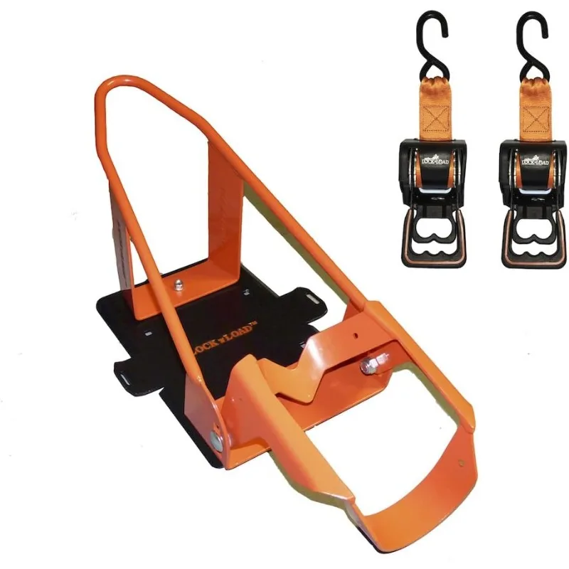 Колесный упор для мотоцикла Lock N Load BK1000 Deluxe с быстросъемной трещоткой и системой D-образных колец (оранжевый/черный)
Колесный упор для мотоцикла Lock N Load BK1000 Deluxe с быстросъемной трещоткой и системой D-образных колец (оранжевый/черный)