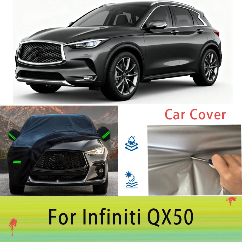 For Infiniti QX50 Outdoor Protection Full Car Covers Snow Cover Sunshade Waterproof Dustproof Exterior Car accessories
For Infiniti QX50 Outdoor Protection Full Car Covers Snow Cover Sunshade Waterproof Dustproof Exterior Car accessories