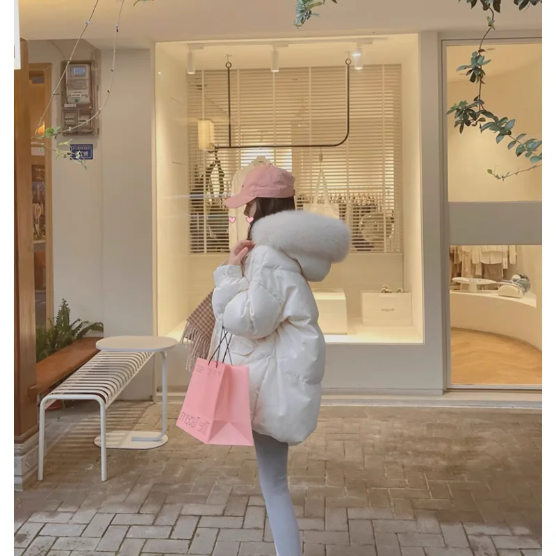 White Down Jacket Women Coat Hooded Fashion American Streetwear Y2K Style Duck Down Feather Female Winter Pink Short Outwear
White Down Jacket Women Coat Hooded Fashion American Streetwear Y2K Style Duck Down Feather Female Winter Pink Short Outwear