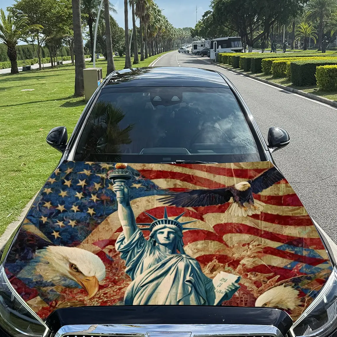 National Flag Element Statue Of Liberty Car Hood Stickers,Durable PVC Vinyl Packaging,Enhanced Protection And Style,Easy To Appl
National Flag Element Statue Of Liberty Car Hood Stickers,Durable PVC Vinyl Packaging,Enhanced Protection And Style,Easy To Appl