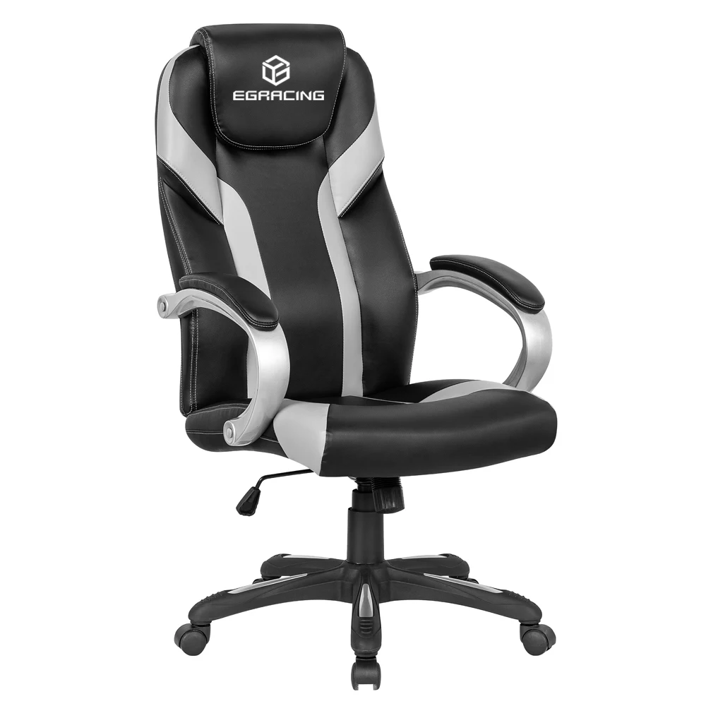 Wholesale Leather PC Chair Silver And Black Computer Chair Cheap Gaming Chair For
Wholesale Leather PC Chair Silver And Black Computer Chair Cheap Gaming Chair For