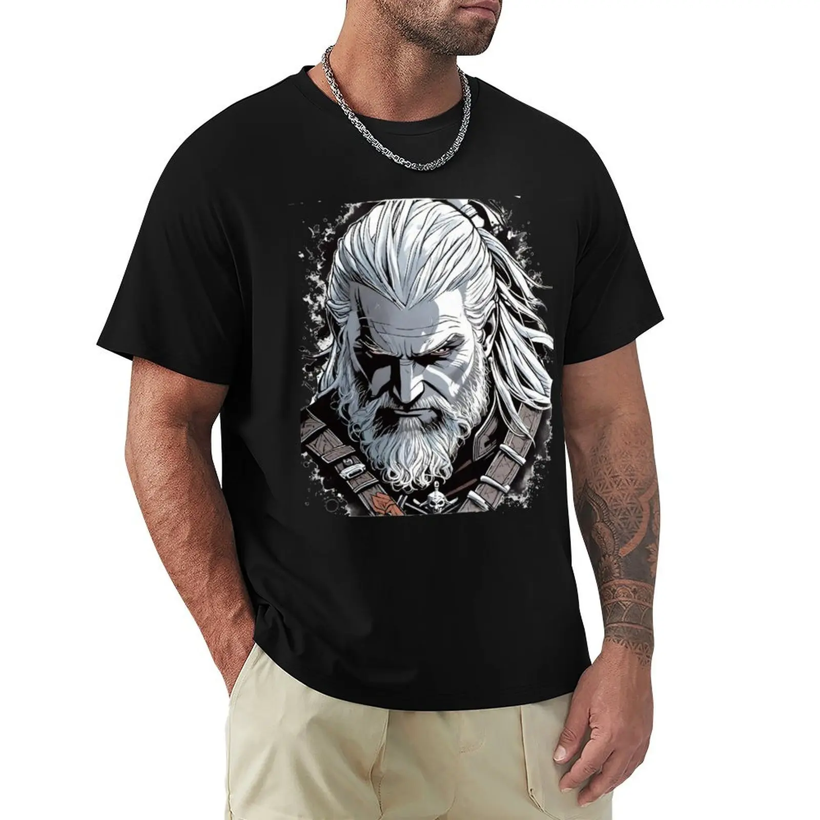 Geralt of Rivia animated T-Shirt blue lock customs big and tall t shirts for men
Geralt of Rivia animated T-Shirt blue lock customs big and tall t shirts for men