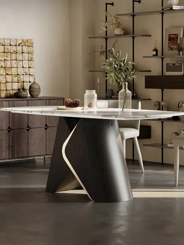 GG8Marble Dining-Table Italian Minimalist High-End Small Apartment Dining Table Modern Simple and Light Luxury
GG8Marble Dining-Table Italian Minimalist High-End Small Apartment Dining Table Modern Simple and Light Luxury