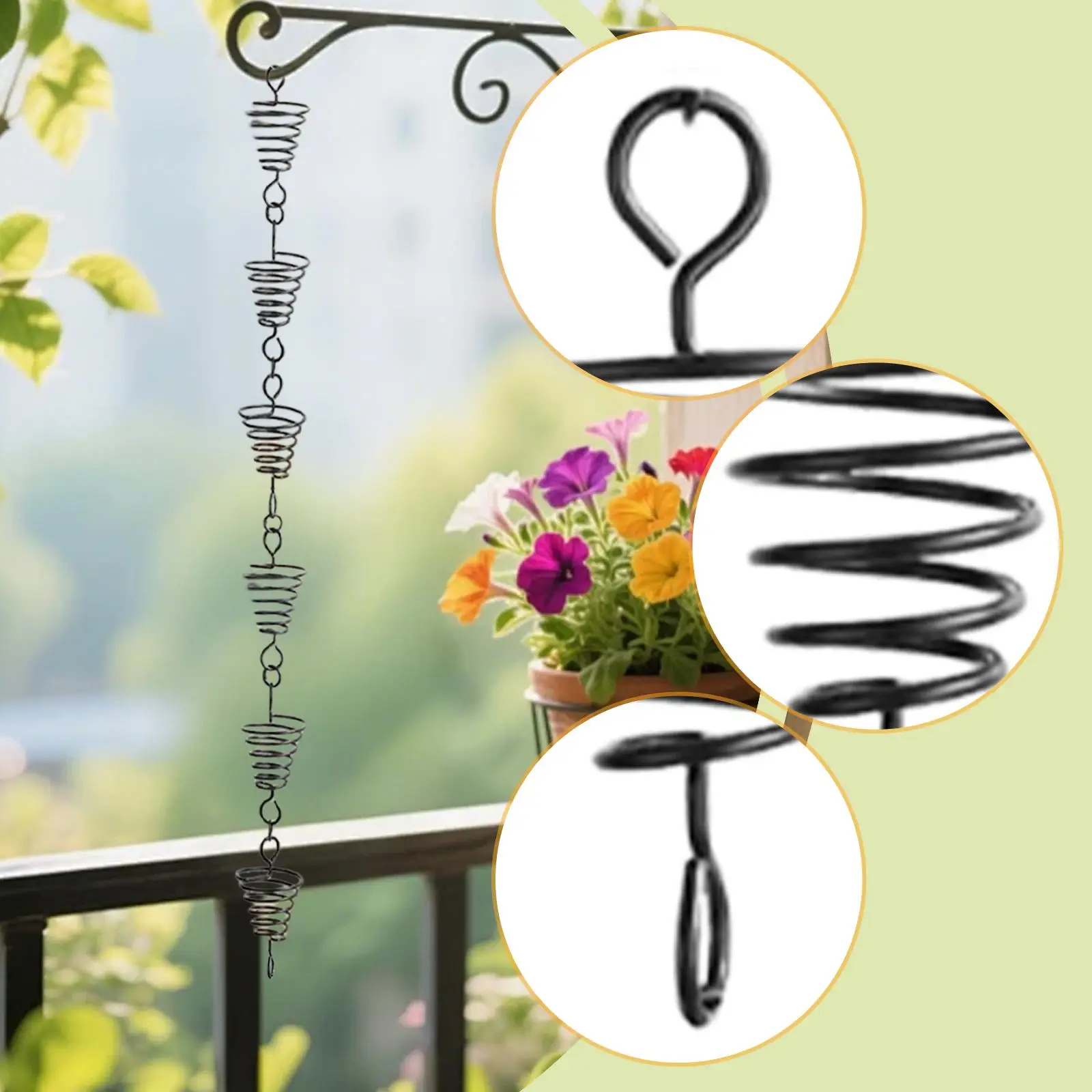 Metal Drainage Chain Gutter Rainchains for Gutters Rainwater Catcher
Metal Drainage Chain Gutter Rainchains for Gutters Rainwater Catcher