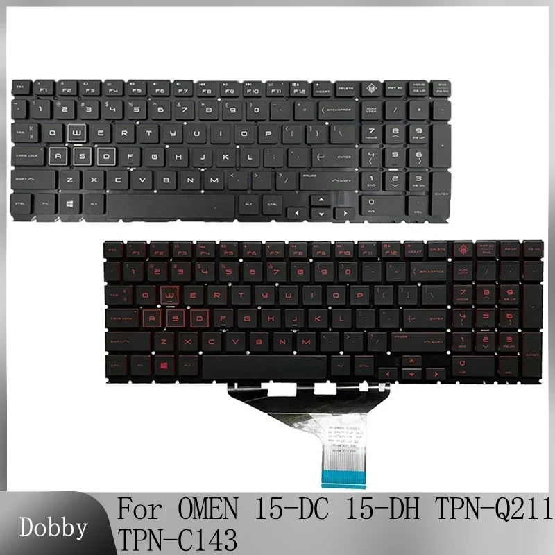 New Laptop US French Russian Keyboard for OMEN 15-DC 15-DH TPN-Q211 TPN-C143 Series Notebook Replacement Keyboard Backlight
New Laptop US French Russian Keyboard for OMEN 15-DC 15-DH TPN-Q211 TPN-C143 Series Notebook Replacement Keyboard Backlight