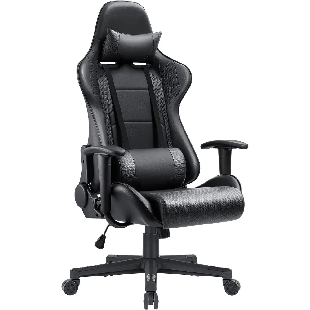 Gaming Chair Racing Computer Chair Office Desk Chair Adjustable Swivel High Back Carbon Fiber Style Leather Executive
Gaming Chair Racing Computer Chair Office Desk Chair Adjustable Swivel High Back Carbon Fiber Style Leather Executive