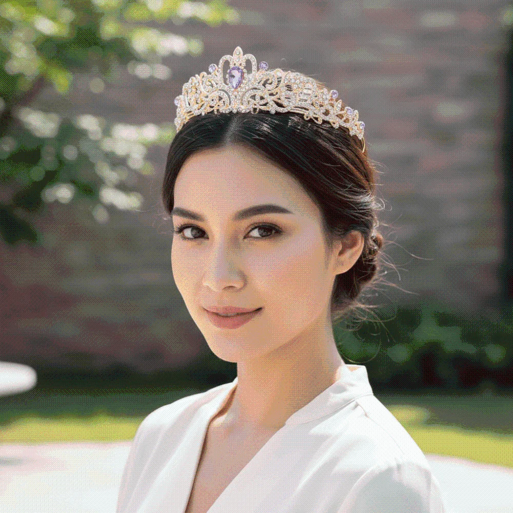 Luxury Vintage Baroque Crown Elegant Golden Queen Tiara Crown Multi-color Alloy Ancient Greece Tiara Clothing Accessories
Luxury Vintage Baroque Crown Elegant Golden Queen Tiara Crown Multi-color Alloy Ancient Greece Tiara Clothing Accessories