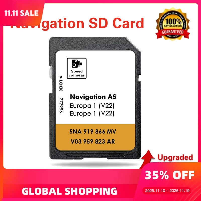 SD-карта 32 ГБ AS Navigation V19 для VW Sharan с 2015 г. Откройте для себя медиа GPS 2024 карты Европа Navi Tiguan Transporter Car
SD-карта 32 ГБ AS Navigation V19 для VW Sharan с 2015 г. Откройте для себя медиа GPS 2024 карты Европа Navi Tiguan Transporter Car