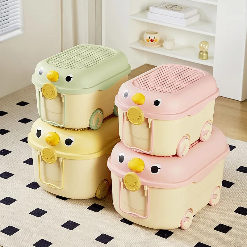 Children's Toy Storage Box with 4 Wheels Household Baby Clothes Snacks Book Organization Large Capacity Storage Box
Children's Toy Storage Box with 4 Wheels Household Baby Clothes Snacks Book Organization Large Capacity Storage Box