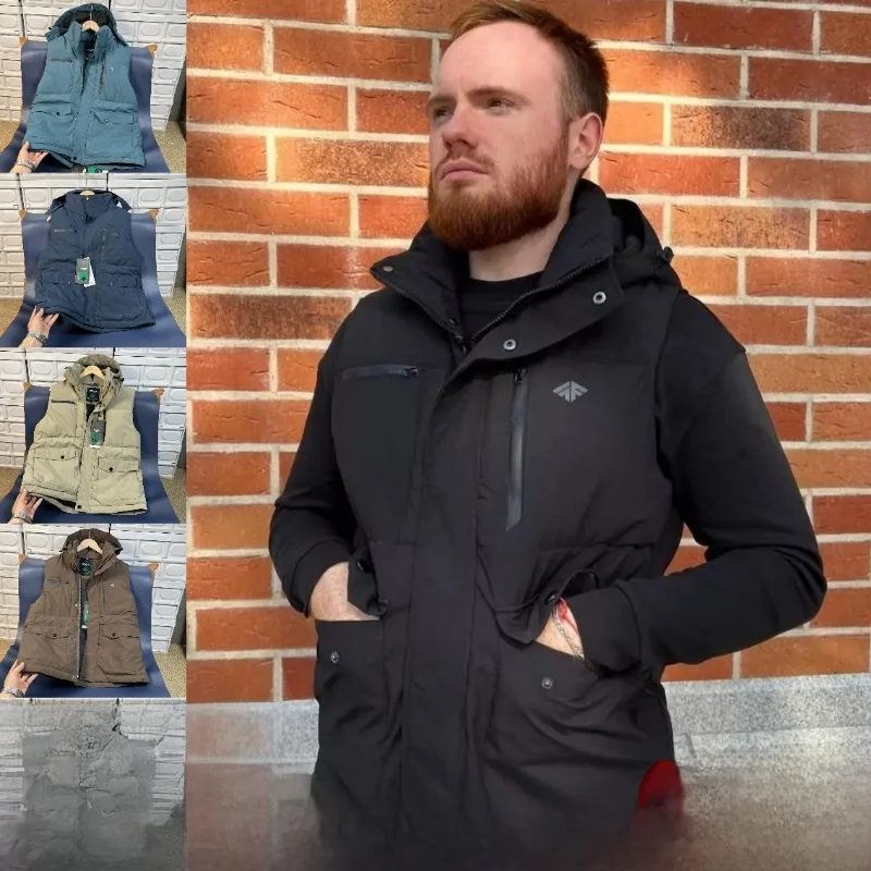 Мужской уличный повседневный ветрозащитный хлопковый жилет Thiened Warmth: модный городской стиль, молодежный спортивный дизайн, осенний сезон, застежка-молния
Мужской уличный повседневный ветрозащитный хлопковый жилет Thiened Warmth: модный городской стиль, молодежный спортивный дизайн, осенний сезон, застежка-молния