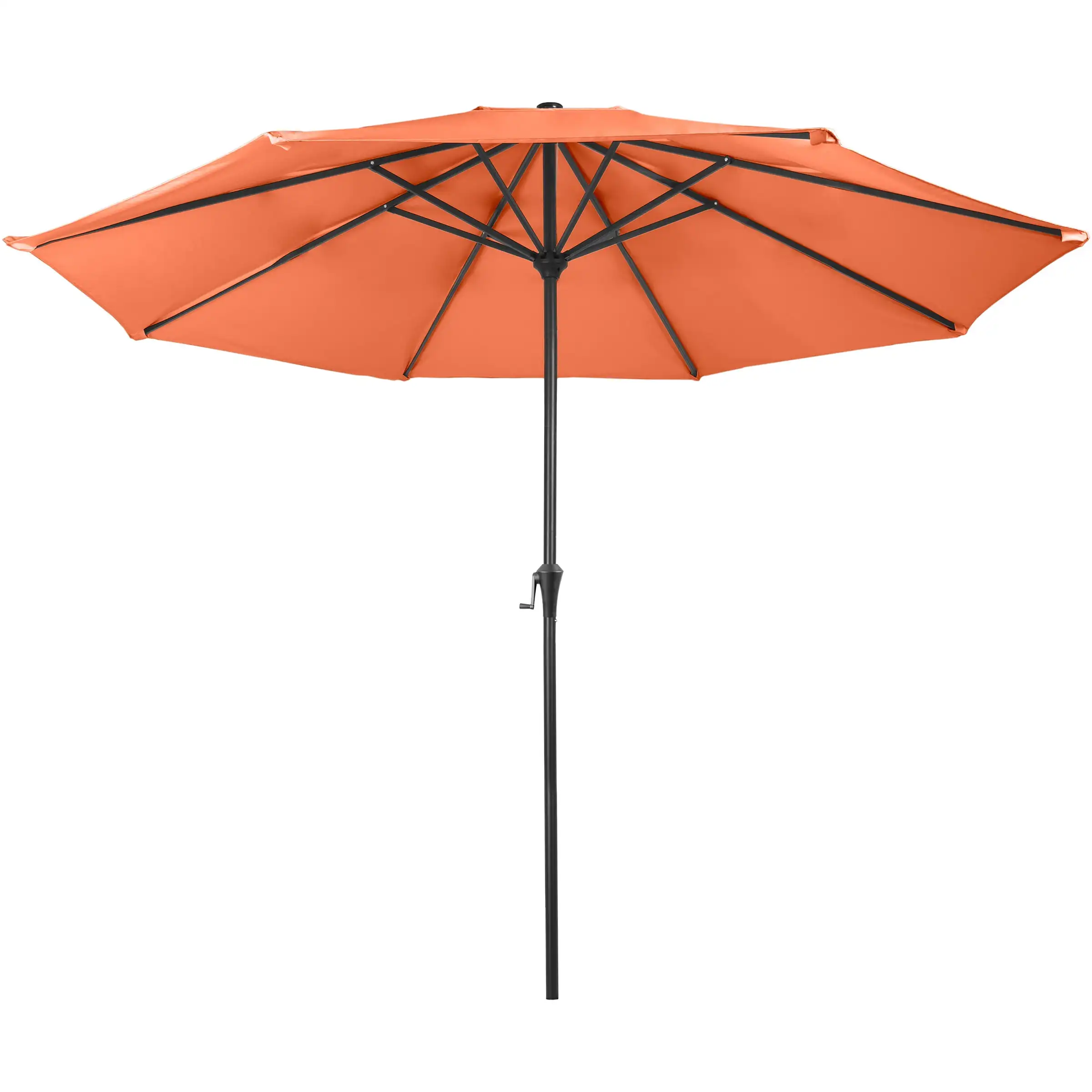Outdoor Patio Umbrella with Crank Mechanism, Terracotta, 9FT Vented Design
Outdoor Patio Umbrella with Crank Mechanism, Terracotta, 9FT Vented Design