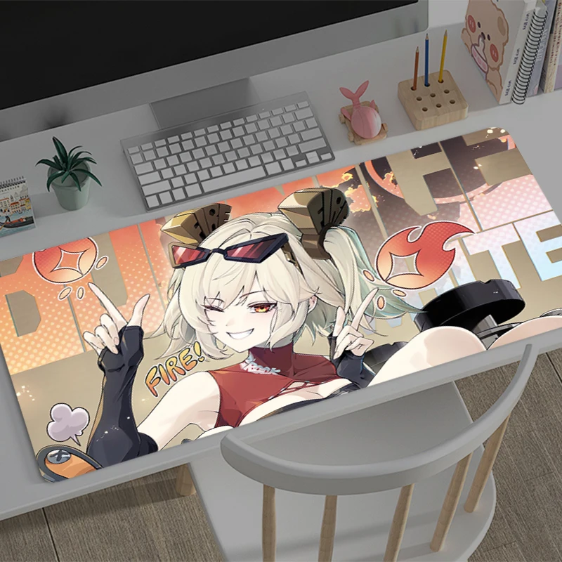 Mouse pad Large Zenless Zone Zero Burnice White rubber keyboard mouse carpet anti-slip gamer mouse pad coaster PC Anime Mousepad
Mouse pad Large Zenless Zone Zero Burnice White rubber keyboard mouse carpet anti-slip gamer mouse pad coaster PC Anime Mousepad