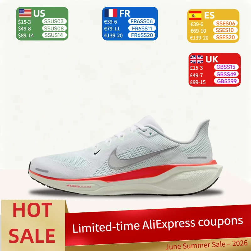Nike Pegasus41 Scarpe da corsa casual basse da uomo versatili, comode e resistenti, di colore bianco FD2722-115
Nike Pegasus41 Scarpe da corsa casual basse da uomo versatili, comode e resistenti, di colore bianco FD2722-115
