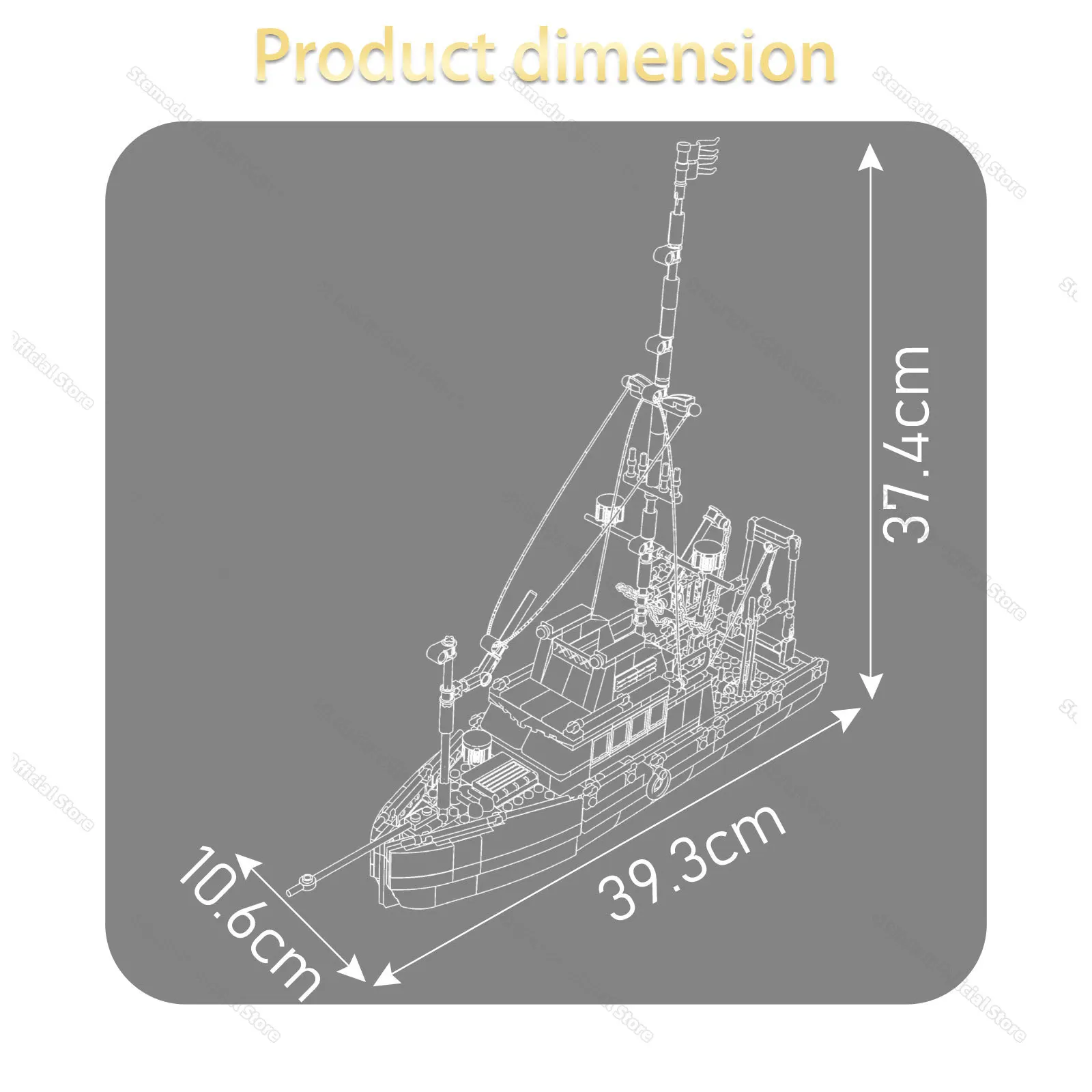Mold King 808 шт. 10185 Рыбацкая лодка Мини-строительные блоки Прибрежный пирс Модель STEM Головоломка Игрушка в подарок для детей
Mold King 808 шт. 10185 Рыбацкая лодка Мини-строительные блоки Прибрежный пирс Модель STEM Головоломка Игрушка в подарок для детей