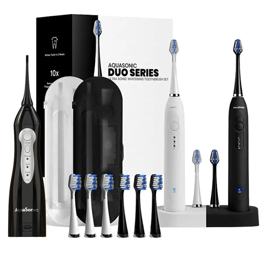 Duo Electric Toothbrush Aqua Flosser
Duo Electric Toothbrush Aqua Flosser