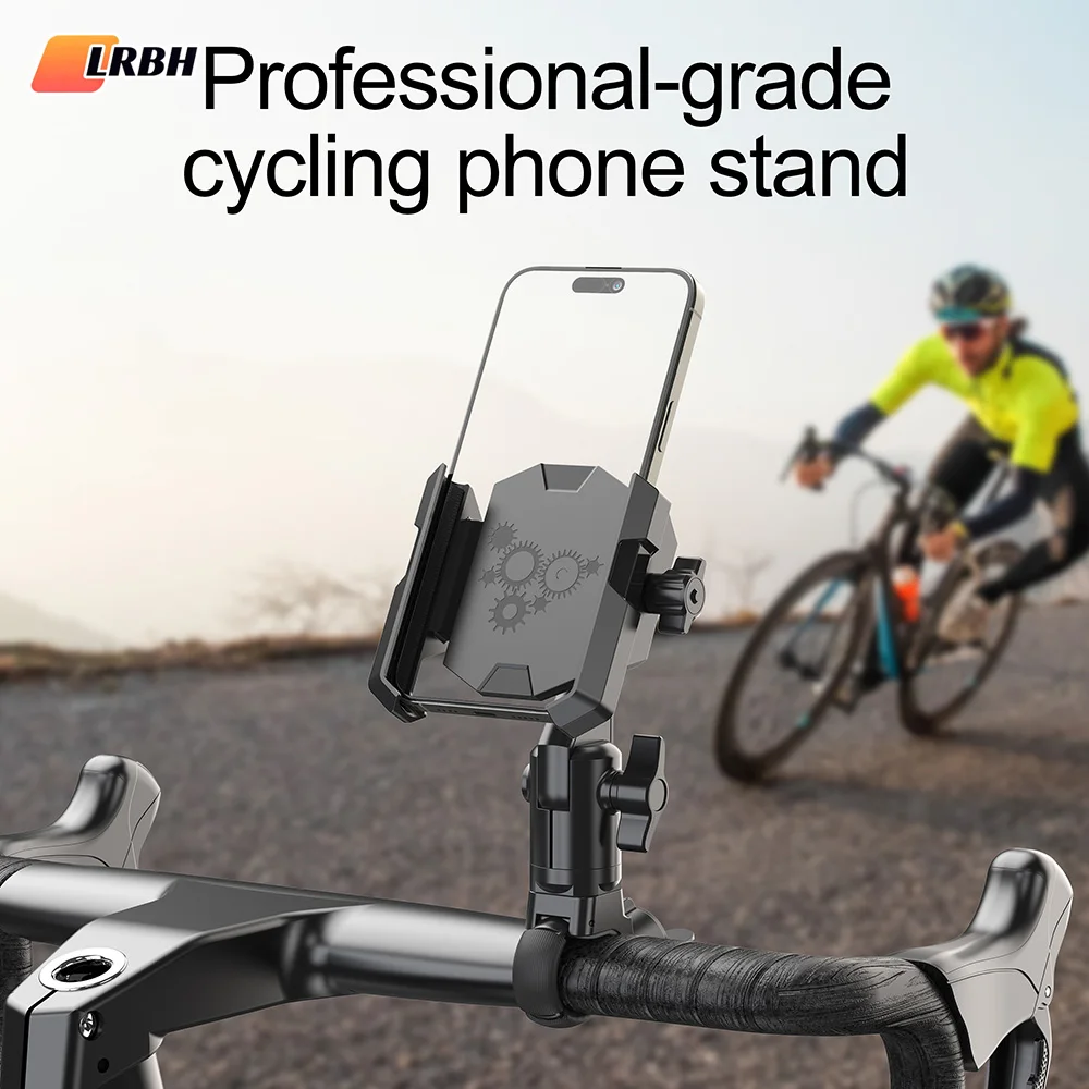 Professional Bike Phone Mount, 360 ° Rotation Anti-Shake Handlebar Holder for Bike & Motorcycle, Compatible with All Smartphones.
Professional Bike Phone Mount, 360 ° Rotation Anti-Shake Handlebar Holder for Bike & Motorcycle, Compatible with All Smartphones.