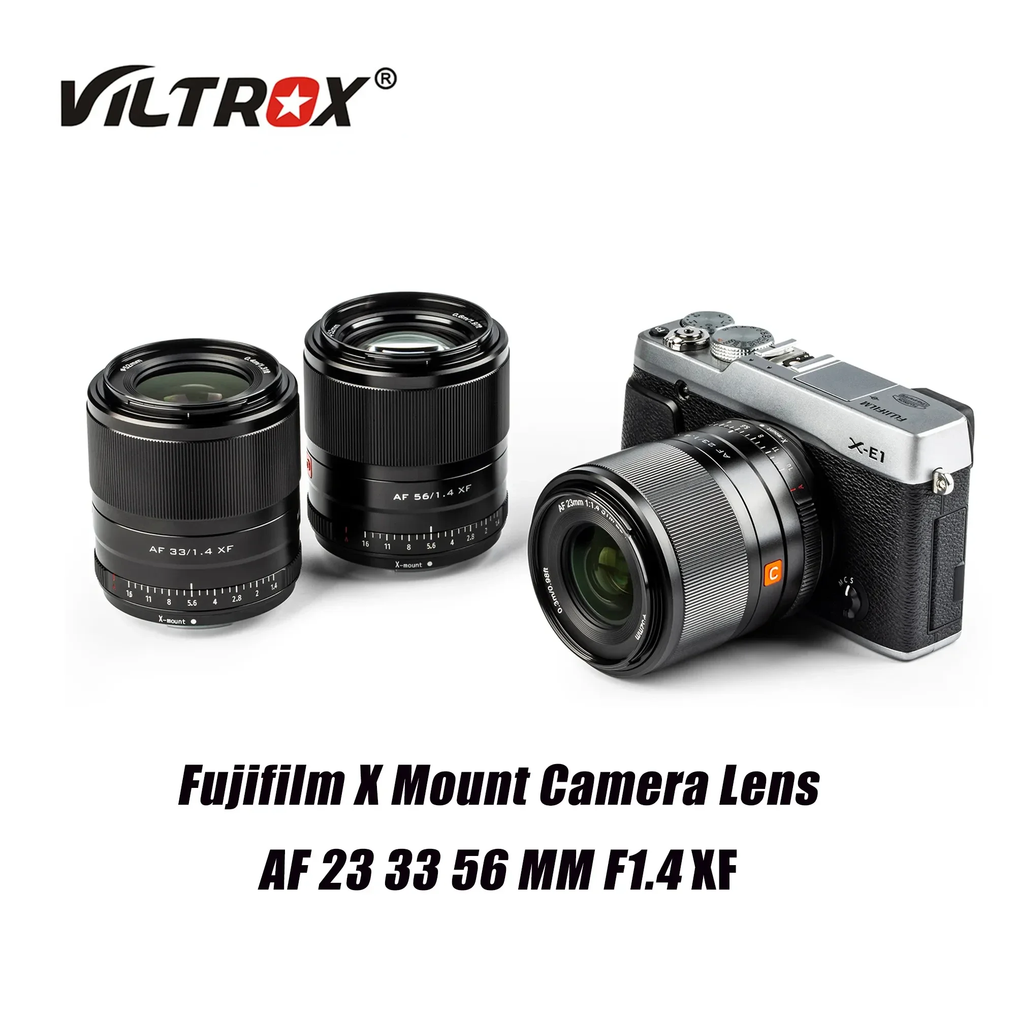 Viltrox 23mm 33mm 56mm F1.4 XF Lens Auto Focus Large Aperture Portrait Lenses For Fujifilm Fuji X Mount Camera Lens X-T4 X-T30
Viltrox 23mm 33mm 56mm F1.4 XF Lens Auto Focus Large Aperture Portrait Lenses For Fujifilm Fuji X Mount Camera Lens X-T4 X-T30