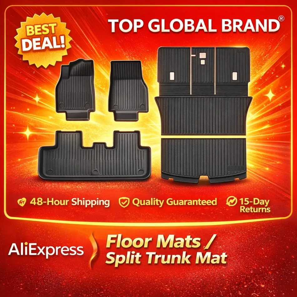 Коврики для Tesla Model Y Juniper 2025-2026: передние, задние, в багажник, защита спинок, разделительный коврик для грузового отсека, аксессуары для интерьера
Коврики для Tesla Model Y Juniper 2025-2026: передние, задние, в багажник, защита спинок, разделительный коврик для грузового отсека, аксессуары для интерьера