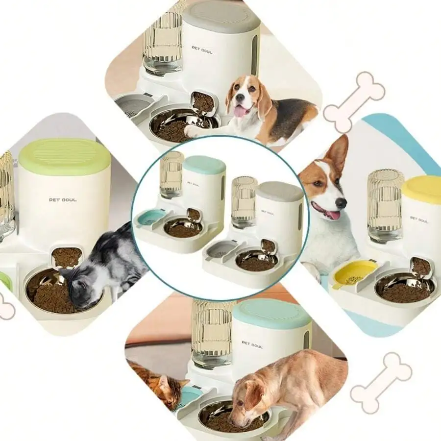 Two-In-One Automatic Cat Water Dispenser Set-Detachable, Washable, Automatic Feeding Station, Indoor Cat Food Bowl
Two-In-One Automatic Cat Water Dispenser Set-Detachable, Washable, Automatic Feeding Station, Indoor Cat Food Bowl