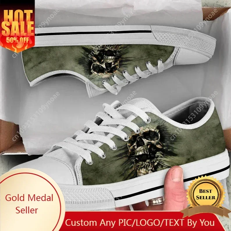 Hot Fashion Skull Design Leisure Comfortable Lace Up Vulcanized Shoes Mens Womens Classic Low Top Sneakers Footwear Shoe
Hot Fashion Skull Design Leisure Comfortable Lace Up Vulcanized Shoes Mens Womens Classic Low Top Sneakers Footwear Shoe