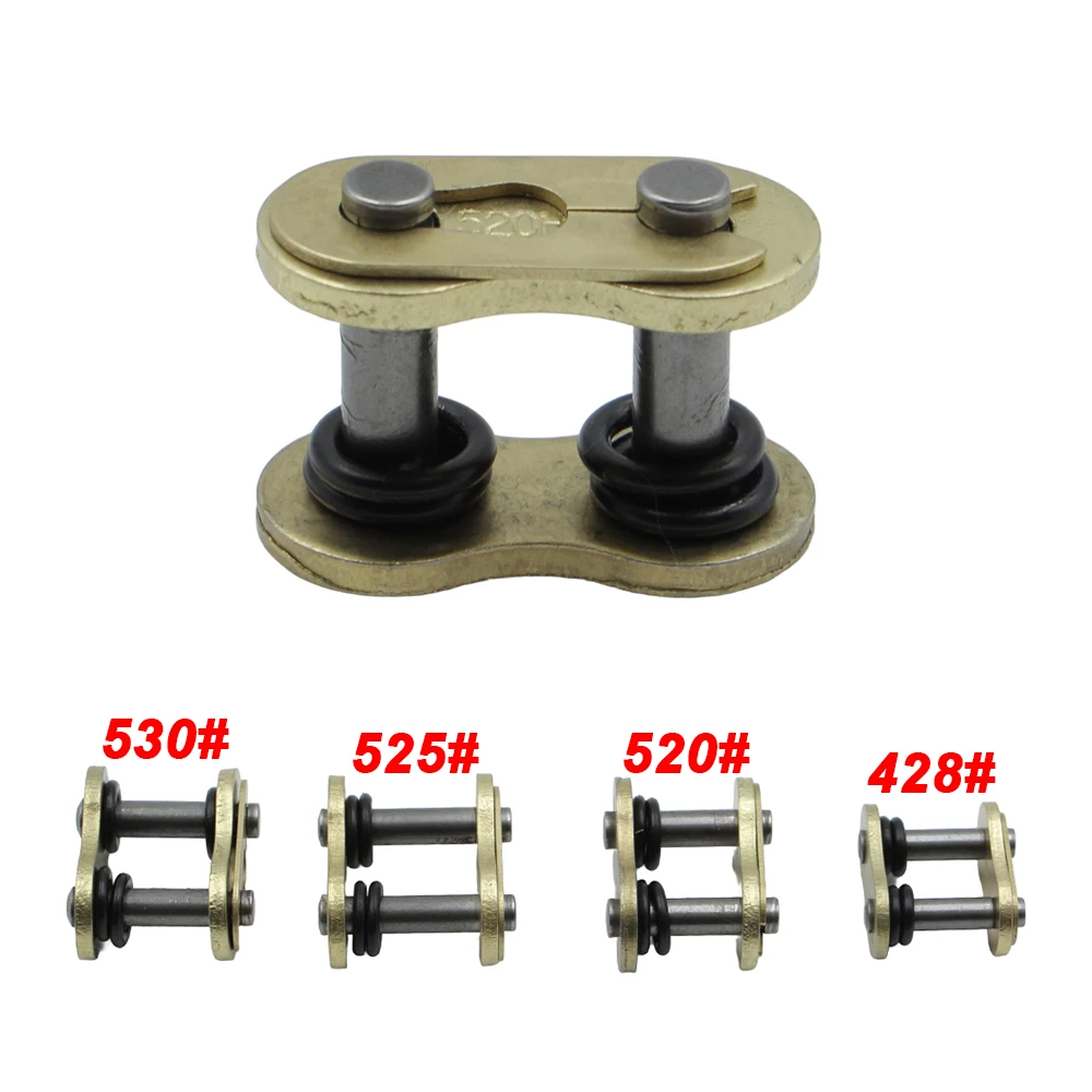 Motorcycle gold oil seal chain buckle 428 520 525 530 with O-ring chain lock motorcycle buckle connecting rod chain joint chain
Motorcycle gold oil seal chain buckle 428 520 525 530 with O-ring chain lock motorcycle buckle connecting rod chain joint chain