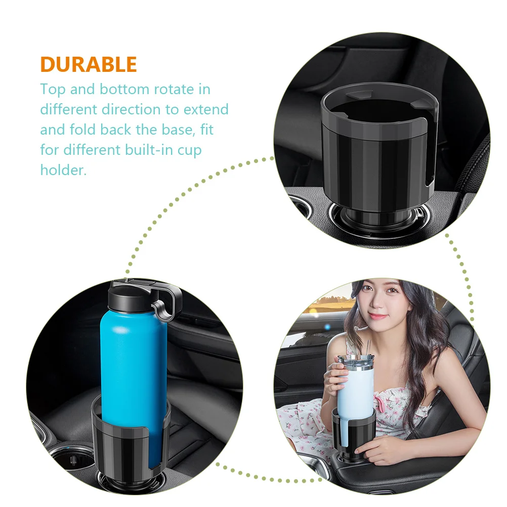 Car Cup Holder Expander Adjustable Telescopic Base 65-100mm Anti-Skid Silicone Pads Rotating Foldable Mechanical Fixation 
Car Cup Holder Expander Adjustable Telescopic Base 65-100mm Anti-Skid Silicone Pads Rotating Foldable Mechanical Fixation