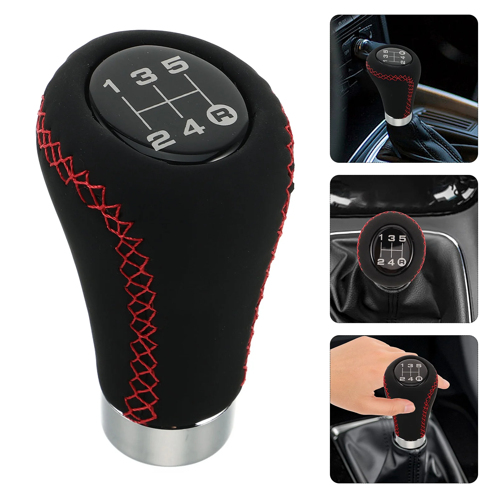 PU Car Gear Shifting Handle 5 Speed Manual Gear Shift Knob Universal Fit For Most Manual Transmission Vehicles Black And Red Sti
PU Car Gear Shifting Handle 5 Speed Manual Gear Shift Knob Universal Fit For Most Manual Transmission Vehicles Black And Red Sti