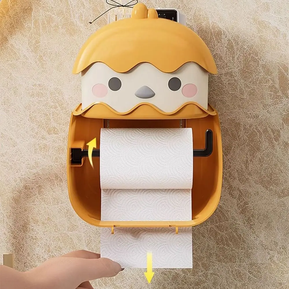 Chick Shape Wall Mounted Tissue Holder Cartoon Punch-Free Bathroom Sundries Storage Box Large Capacity Visual Window
Chick Shape Wall Mounted Tissue Holder Cartoon Punch-Free Bathroom Sundries Storage Box Large Capacity Visual Window
