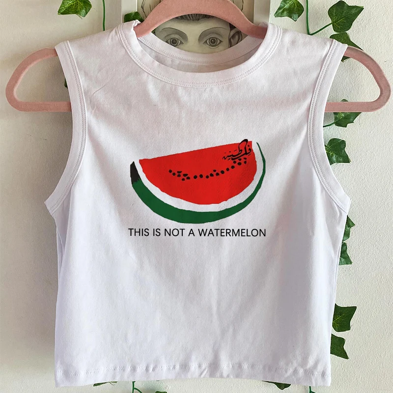 Short Sleeve T-shirt Y2k Clothes Streetwear Watermelon Print Tank Tops Casual Sleeveless Hot Girl Slim Summer Commute Breathable
Short Sleeve T-shirt Y2k Clothes Streetwear Watermelon Print Tank Tops Casual Sleeveless Hot Girl Slim Summer Commute Breathable