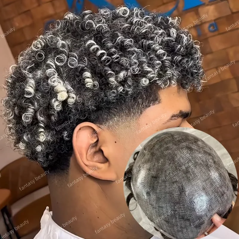 Мужской парик из 100% человеческих волос, прочный инъекционный полный PU основание кожи, 12 мм, система вьющихся протезов, черный/серый кусок волос, плотность 130%
Мужской парик из 100% человеческих волос, прочный инъекционный полный PU основание кожи, 12 мм, система вьющихся протезов, черный/серый кусок волос, плотность 130%