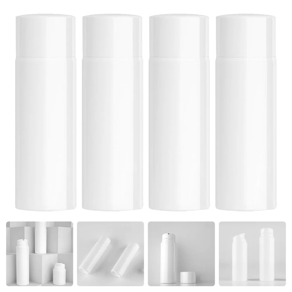 4 Pcs Lotion Bottle Travel Container Airless Pump Bottles Dispenser Portable Size Toiletries Makeup Containers Refillable
4 Pcs Lotion Bottle Travel Container Airless Pump Bottles Dispenser Portable Size Toiletries Makeup Containers Refillable