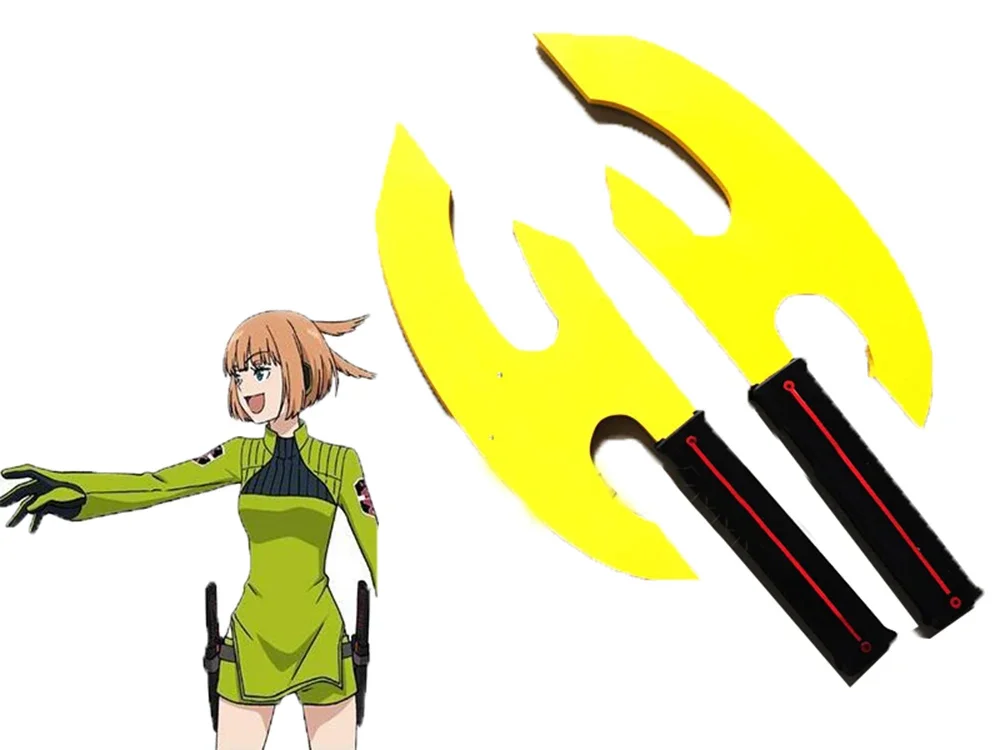 Anime World Trigger xiaonantonghui double axes Cosplay props weapon Halloween Christmas Party Masquerade Anime Shows
Anime World Trigger xiaonantonghui double axes Cosplay props weapon Halloween Christmas Party Masquerade Anime Shows